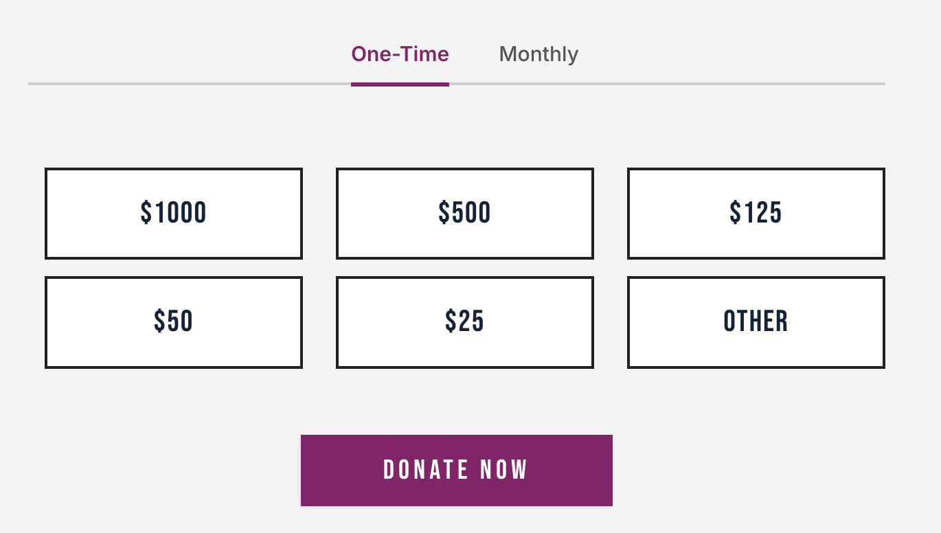 Donation Form